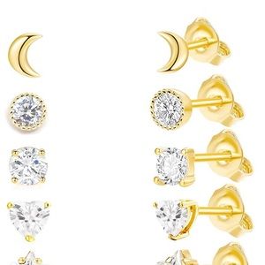 6 Pairs Stud Earrings